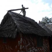 Pose de la faîtière